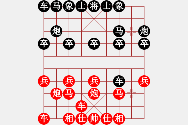 象棋棋譜圖片：橫才俊儒[292832991] -VS- 弈棋會友[1321454907] - 步數(shù)：10 