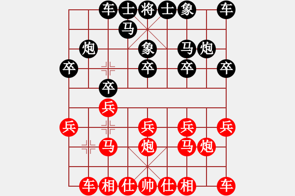 象棋棋譜圖片：第九輪 第4臺(tái) 廣西桂林 歐照芳 先和 湖南株洲 李強(qiáng) - 步數(shù)：10 