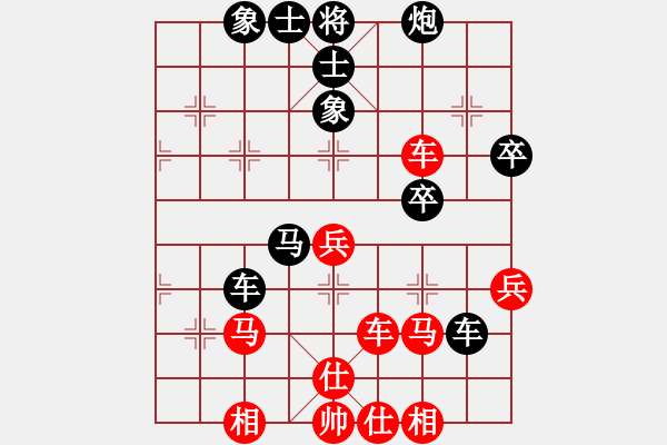 象棋棋譜圖片：16010329 書劍棋緣vs雨無(wú)求-中炮過(guò)河車對(duì)邊馬直車馬.pgn - 步數(shù)：60 