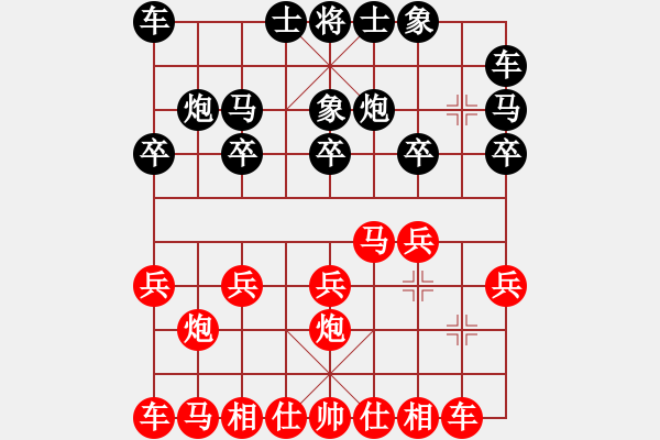 象棋棋譜圖片：河北金環(huán)建設(shè)隊(duì) 劉鈺 負(fù) 杭州燃?xì)饧瘓F(tuán)隊(duì) 趙冠芳 - 步數(shù)：10 