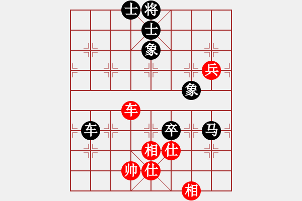 象棋棋譜圖片：陜北黃狼(2段)-負(fù)-blackroses(6段) - 步數(shù)：100 