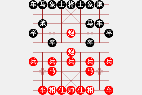 象棋棋譜圖片：重炮將 - 步數(shù)：17 