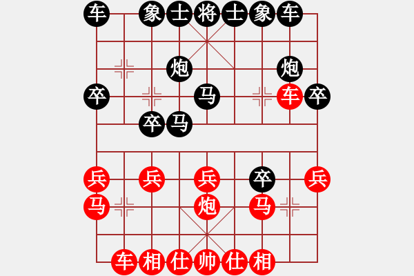 象棋棋譜圖片：江蘇常州璞悅縵宸隊(duì) 董毓男 先負(fù) 廣東樂(lè)昌隊(duì) 陳幸琳 - 步數(shù)：20 