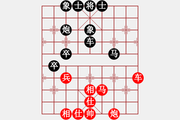 象棋棋譜圖片：cggmmmgg(9級(jí))-和-莊河巡河炮(9級(jí)) - 步數(shù)：80 