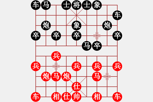 象棋棋譜圖片：12局 A01- 上仕局-小蟲引擎23層 (先勝) BugChess18-07-11 x64(大師 - 步數(shù)：10 