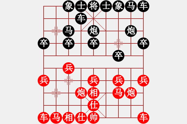 象棋棋譜圖片：中國棋院交流中心沉默業(yè)6-2先負(fù)太守棋狂2019·9·11 - 步數(shù)：10 