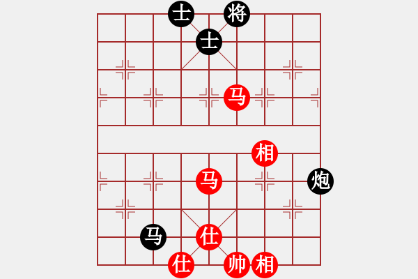 象棋棋谱图片：无敌木剑(9星)-和-满山读秒狗(天罡) - 步数：100 