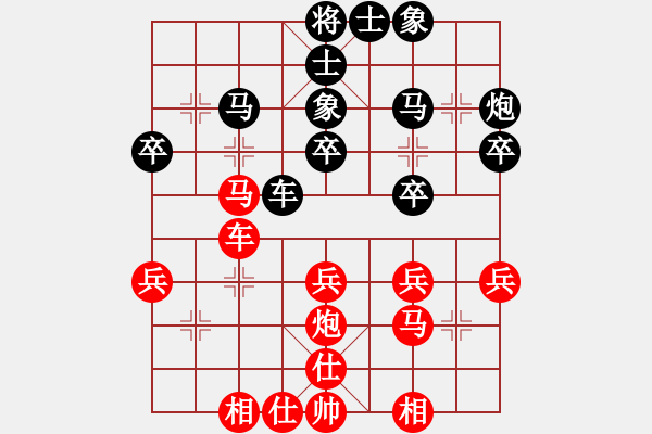 象棋棋譜圖片：肥仔張(9段)-負-星月日同輝(5段) - 步數(shù)：30 