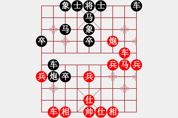 象棋棋譜圖片：小子[879720250] -VS- 臭棋人家ゞ禾日火因[4429788] - 步數(shù)：40 