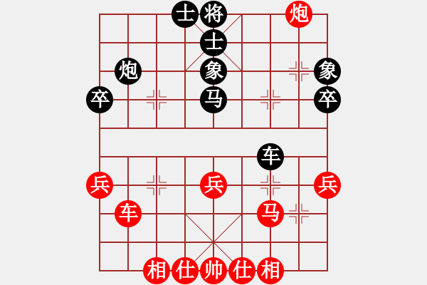 象棋棋譜圖片：諸葛無(wú)劍(6段)-負(fù)-大不得(2段) - 步數(shù)：40 