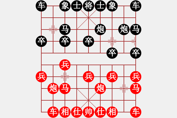 象棋棋譜圖片：丹江王世強(qiáng)(4級(jí))-和-bbboy002(4級(jí)) - 步數(shù)：10 