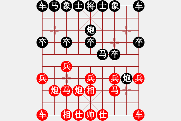 象棋棋譜圖片：好男孩[紅] -VS- 楊陽(yáng)[黑] - 步數(shù)：10 