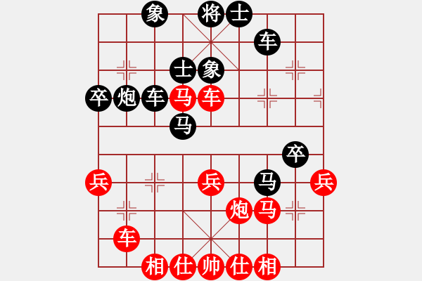 象棋棋譜圖片：駿馬圖(3段)-負(fù)-science(5段) - 步數(shù)：40 