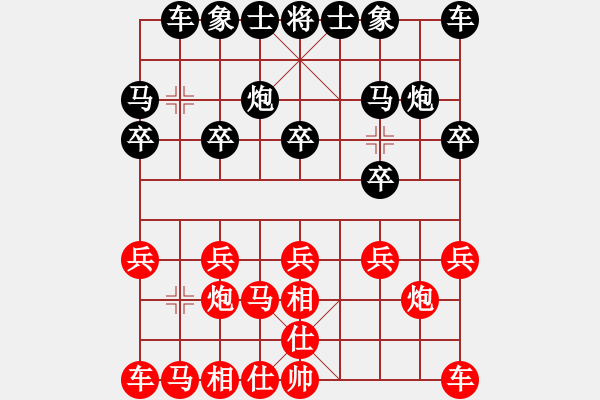 象棋棋譜圖片：楊飛機(jī)第二(初級(jí))-負(fù)-賴宏(初級(jí)) - 步數(shù)：10 