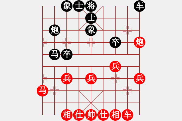 象棋棋譜圖片：棋友-魚鳥[575644877] -VS- o.尐мī福[337295138] - 步數(shù)：30 