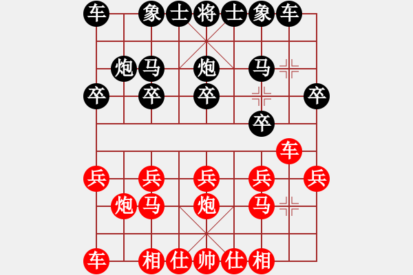 象棋棋谱图片：张申宏 先胜 潘振波 - 步数：10 