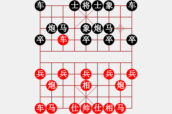 象棋棋譜圖片：xiaozht(9段)-和-華峰論棋(月將) - 步數(shù)：10 