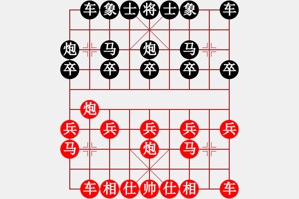 象棋棋譜圖片：安順大俠(6段)-勝-陜北綠狼(9段) - 步數(shù)：10 