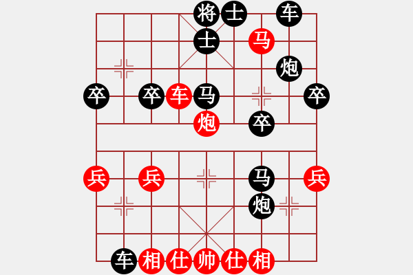 象棋棋譜圖片：12-2（1）直車進(jìn)中兵 雙中炮 棄馬挖坑 棄車 炮換雙象 臥槽馬車兩將 進(jìn)中兵對(duì)左馬盤河12-2直 - 步數(shù)：31 