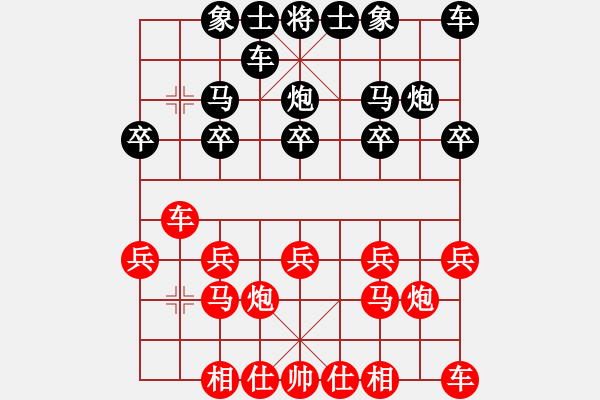 象棋棋譜圖片：淡雅飄香評測 中炮急橫車 后勝 士角炮 1 - 步數(shù)：10 