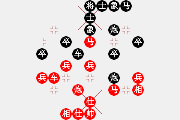 象棋棋譜圖片：liu88251[紅] -VS- bbbo002[黑] - 步數(shù)：30 