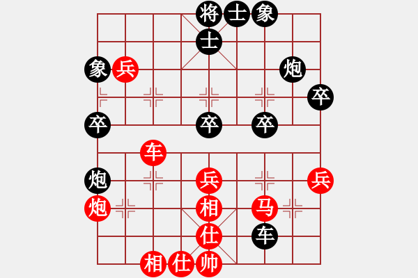 象棋棋譜圖片：順炮直車(chē)對(duì)黑緩開(kāi)車(chē)進(jìn)7卒右橫車(chē)（旋風(fēng)12層拆棋）和棋 - 步數(shù)：60 