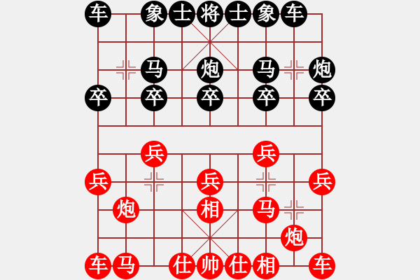 象棋棋譜圖片：第三屆聆聽杯（2）柳江先勝張陽.pgn - 步數(shù)：10 