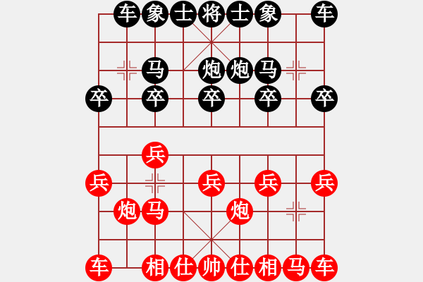 象棋棋譜圖片：兵河五四 - 步數(shù)：10 