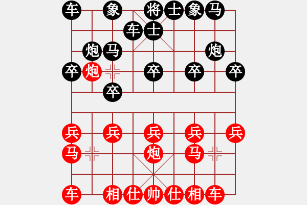 象棋棋譜圖片：羅靜 先和 楊樺 - 步數(shù)：10 