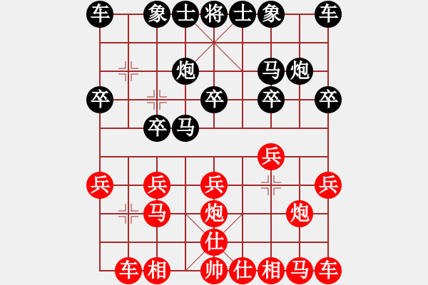 象棋棋譜圖片：renshei(5r)-勝-猛瑪象(3級) - 步數(shù)：10 