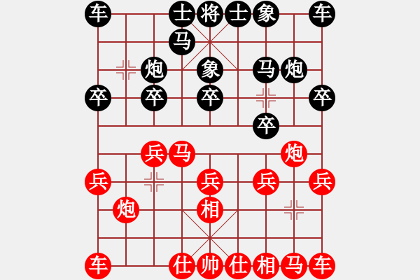 象棋棋譜圖片：尹治國vs空靈 - 步數：10 