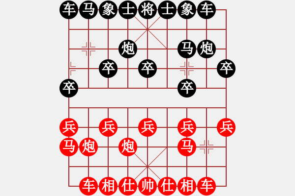 象棋棋譜圖片：很愛象棋(初級)-勝-遠望華山(4級) - 步數(shù)：10 