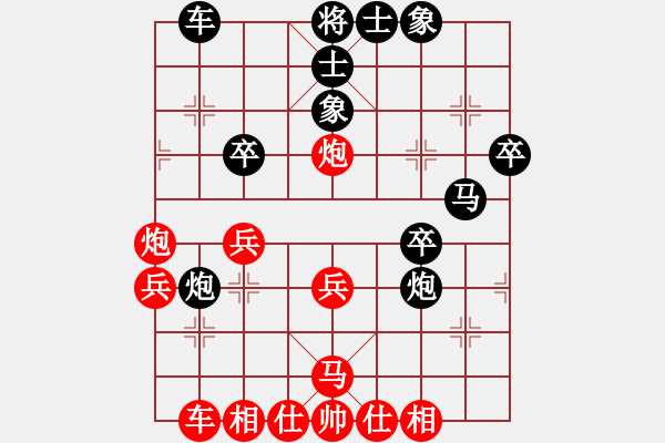 象棋棋譜圖片：寧夏商建佛(1星)-負(fù)-射雕王重陽(5f) - 步數(shù)：40 