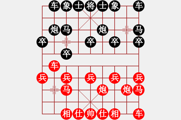 象棋棋譜圖片：棋曦天下(4舵)-和-bbboy002(1舵) - 步數(shù)：10 