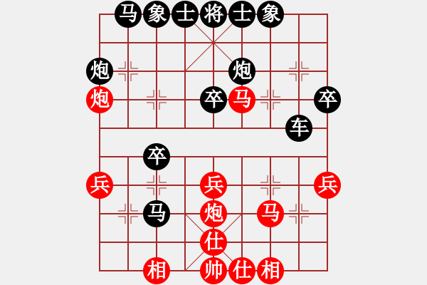 象棋棋譜圖片：zhuaia(6星)-負(fù)-棋醫(yī)(5星) - 步數(shù)：40 