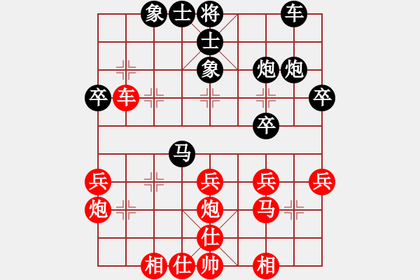 象棋棋譜圖片：西沽公園(6段)-負(fù)-米糊(4段) - 步數(shù)：30 