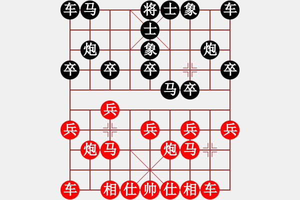 象棋棋譜圖片：688局 A54- 仕角炮對進７卒-小蟲引擎23層(2701) 先勝 太史慈(1250) - 步數：10 