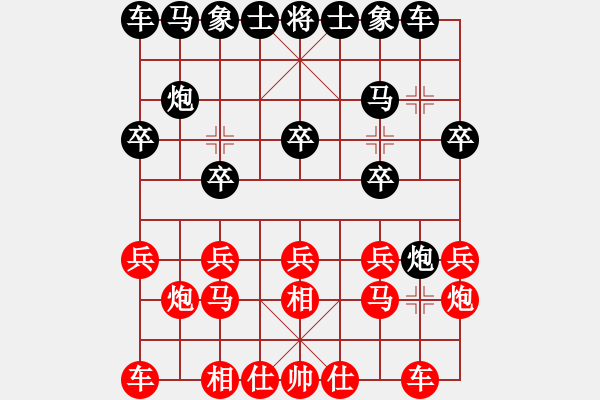 象棋棋譜圖片：一淚大師[524689516] -VS- ♂藍(lán)色づ夏[279869633] - 步數(shù)：10 