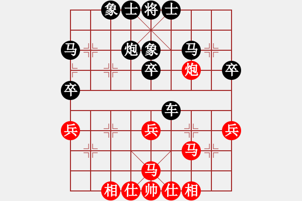 象棋棋譜圖片：年少輕狂[1030441168] -VS- 坐著飛機看殺棋[759122344]我后手 - 步數：40 