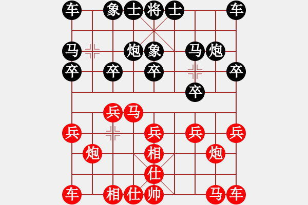 象棋棋譜圖片：第三季容桂六番棋 麥明光 先負 吳子華① - 步數：10 