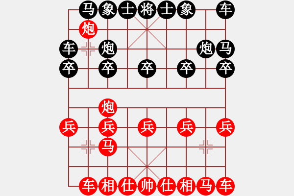 象棋棋譜圖片：水晶戀[946113803] -VS- 橫才俊儒[292832991] - 步數(shù)：10 