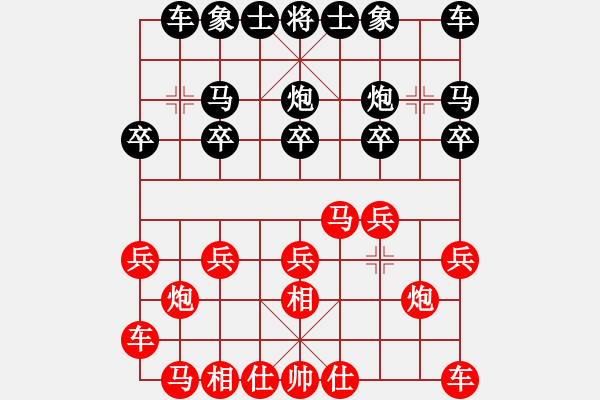 象棋棋譜圖片：征滅邪惡(日帥)-負-星云之星(日帥) - 步數(shù)：10 