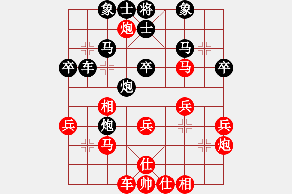 象棋棋譜圖片：2015凌云白毫茶杯第8輪第8臺(tái)劉立山先負(fù)肖八武 - 步數(shù)：40 