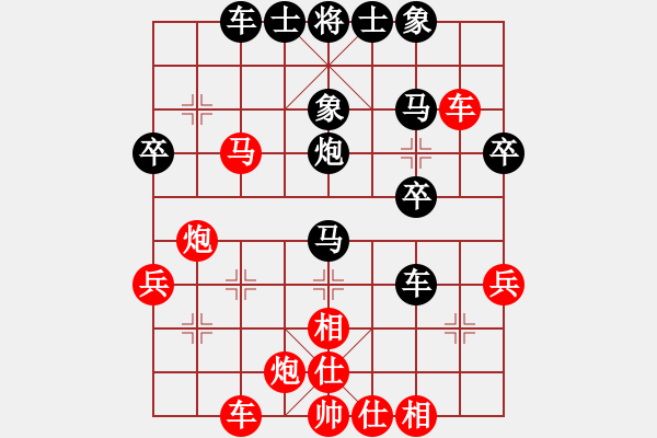 象棋棋譜圖片：恐龍園(1段)-負(fù)-月舞(9段) - 步數(shù)：40 