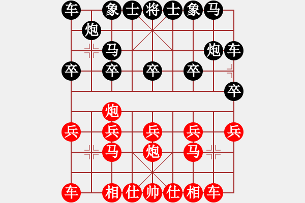 象棋棋譜圖片：青湖劍廖勝峰受讓二先對(duì)西北狼金華6 - 步數(shù)：10 