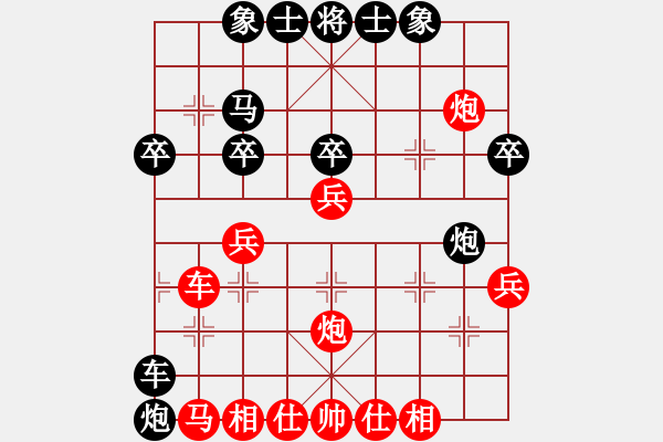 象棋棋譜圖片：ajun(3段)-和-獨(dú)卒擒王(3段) - 步數(shù)：40 