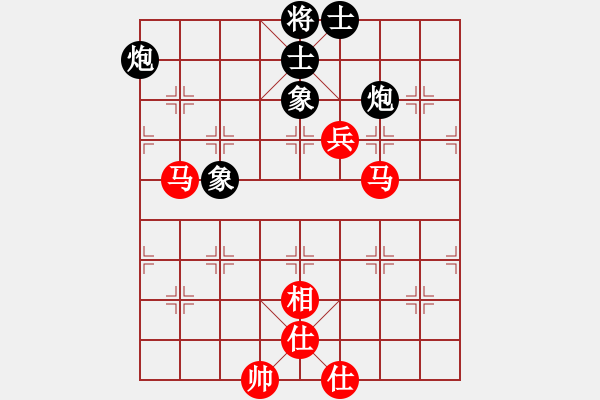 象棋棋譜圖片：新算法天機(北斗)-和-鐮刀幫掌門(天罡) - 步數(shù)：100 