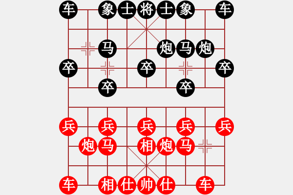 象棋棋譜圖片：中華男兒(9段)-和-湘湖小卒(9段) - 步數(shù)：10 