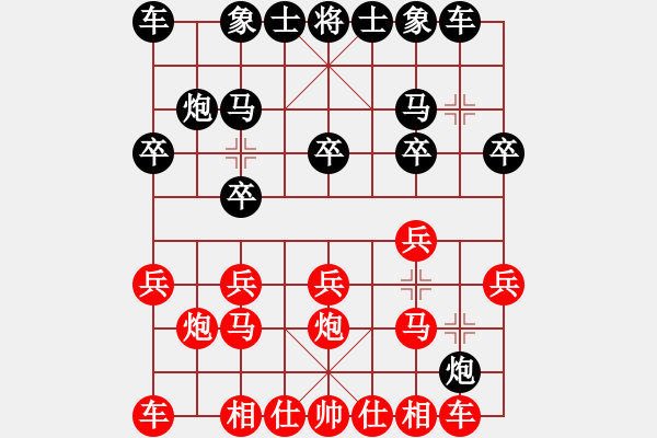 象棋棋譜圖片：百思不得棋解[1076002090] -VS- 爺爺和奶奶[1572852753] - 步數(shù)：10 