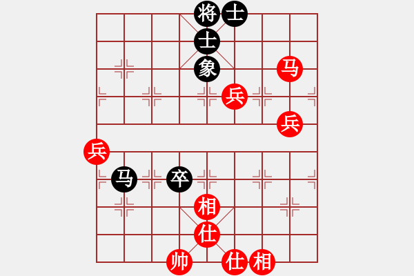 象棋棋譜圖片：測試旋風(8段)-勝-唐山棋壇馬(9段)順炮直車對橫車 紅過河車 - 步數(shù)：100 